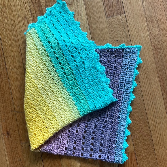 Hand Crocheted Blanket / Baby Blanket / Lap Blanket - Picture 3 of 10